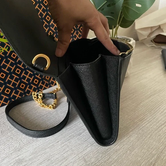 New, tory burch emerson chain crossbody wallet - Picture 5 of 12